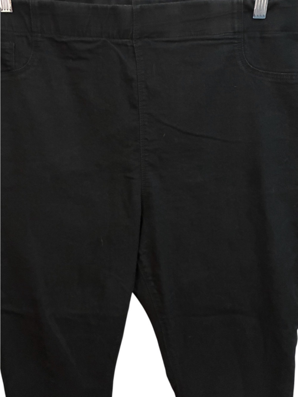 Papaya Curve Plus Size 20 Black Stretch Jeggings Pull-On Slim Leg Pants - Picture 7 of 9